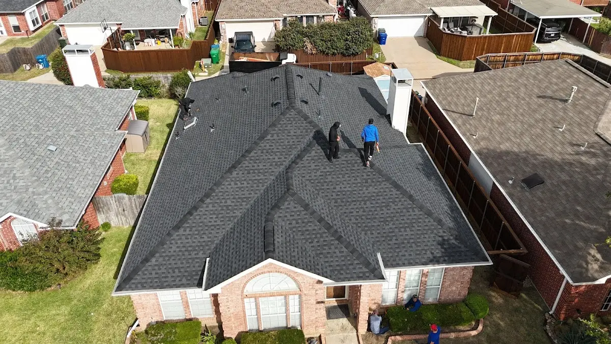 Slate & Tile Roof Repair work in progress on a University of California-Davis property